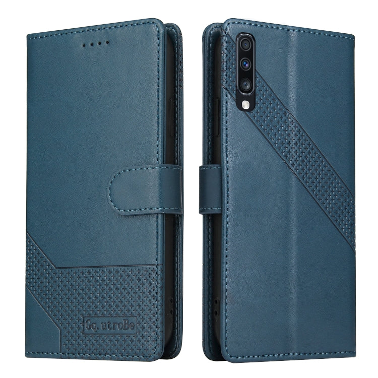 For Samsung Galaxy A70 GQUTROBE Skin Feel Magnetic Leather Phone Case