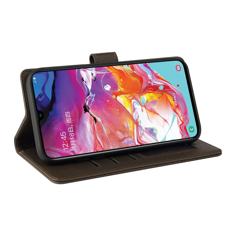 For Samsung Galaxy A70 GQUTROBE Skin Feel Magnetic Leather Phone Case