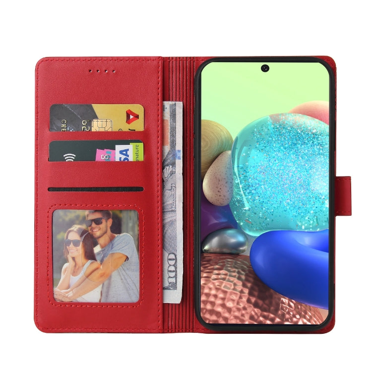 For Samsung Galaxy A71 4G GQUTROBE Skin Feel Magnetic Leather Phone Case