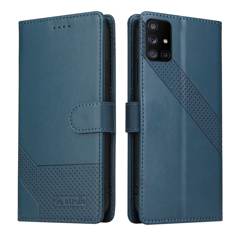 For Samsung Galaxy A71 5G GQUTROBE Skin Feel Magnetic Leather Phone Case