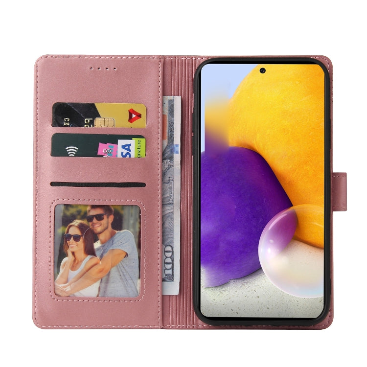 For Samsung Galaxy A72 5G / 4G GQUTROBE Skin Feel Magnetic Leather Phone Case