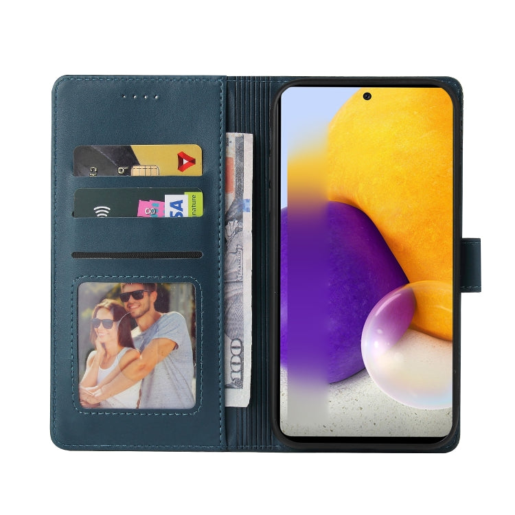 For Samsung Galaxy A72 5G / 4G GQUTROBE Skin Feel Magnetic Leather Phone Case