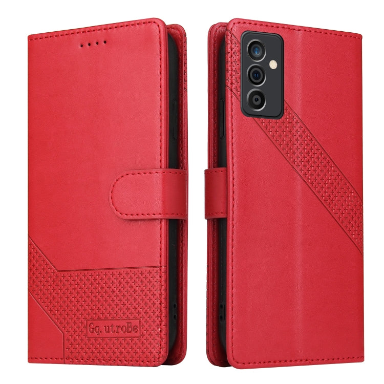 For Samsung Galaxy A82 5G GQUTROBE Skin Feel Magnetic Leather Phone Case