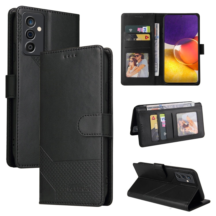 For Samsung Galaxy A82 5G GQUTROBE Skin Feel Magnetic Leather Phone Case