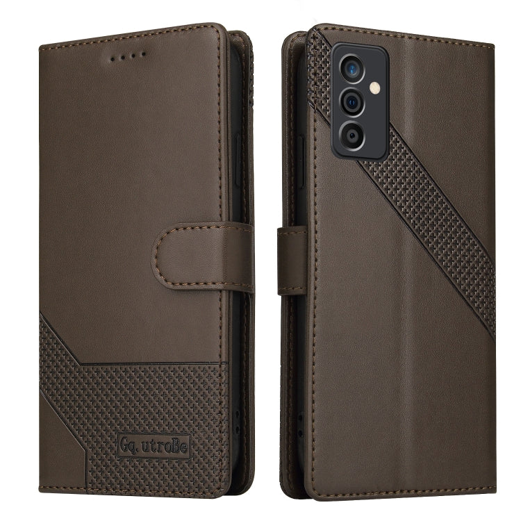 For Samsung Galaxy A82 5G GQUTROBE Skin Feel Magnetic Leather Phone Case