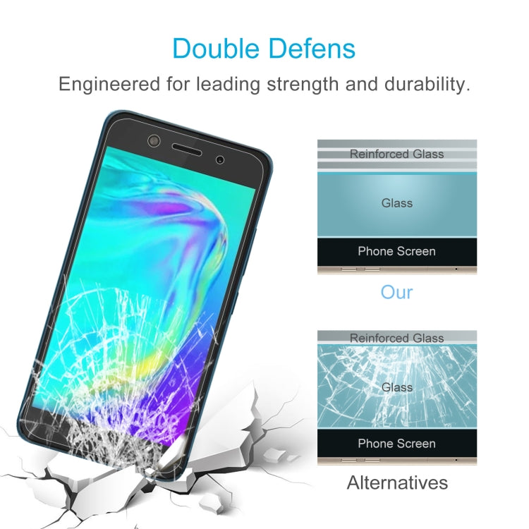 10 PCS 0.26mm 9H 2.5D Tempered Glass Film For Itel A17