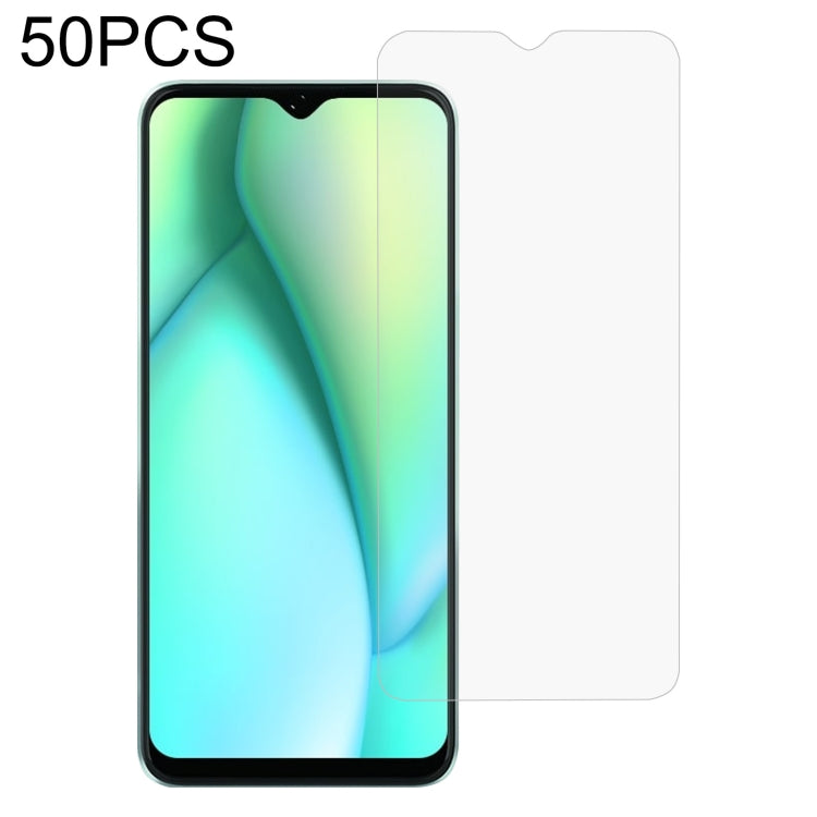 50 PCS 0.26mm 9H 2.5D Tempered Glass Film For Itel P38 Pro