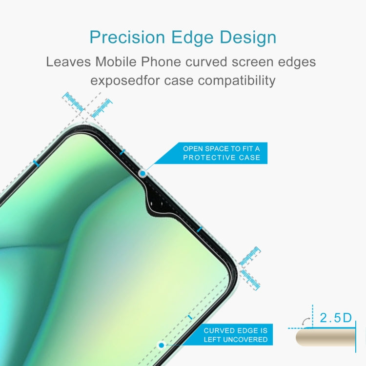 50 PCS 0.26mm 9H 2.5D Tempered Glass Film For Itel P38 Pro