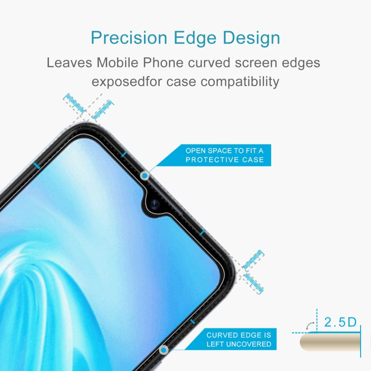 50 PCS 0.26mm 9H 2.5D Tempered Glass Film For Itel L6006