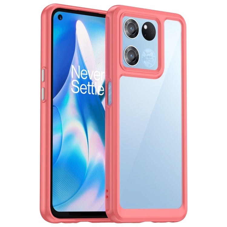 For OnePlus Ace Racing Colorful Series Acrylic + TPU Phone Case