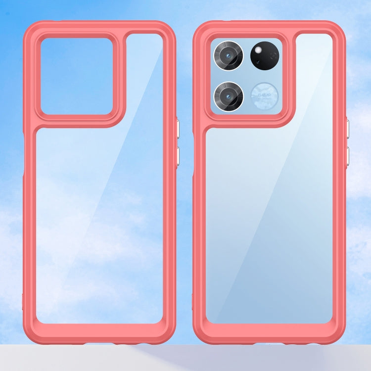 For OnePlus Ace Racing Colorful Series Acrylic + TPU Phone Case