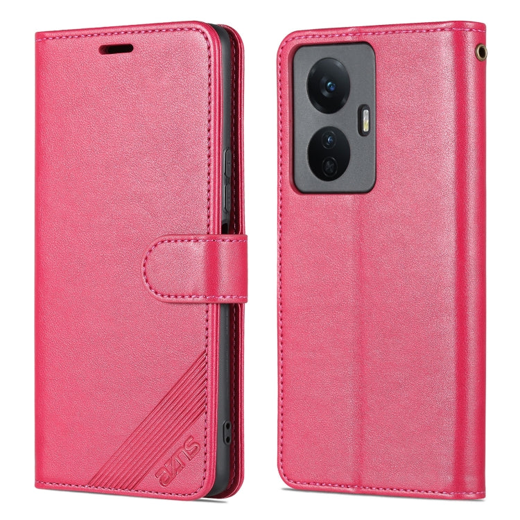 For vivo Y77e/Y77 5G Global AZNS Sheepskin Texture Flip Leather Phone Case