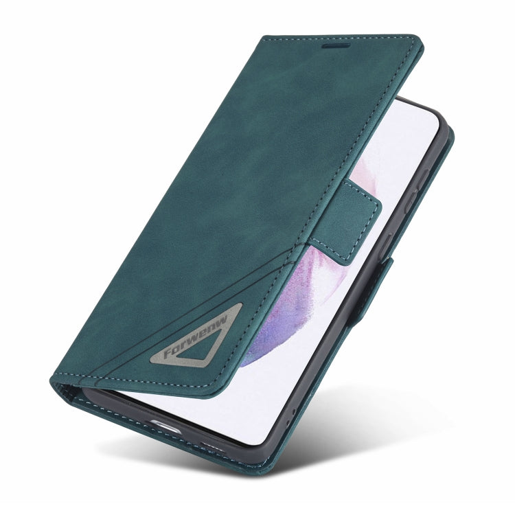 For Samsung Galaxy S21 5G Forwenw Dual-side Buckle Leather Phone Case