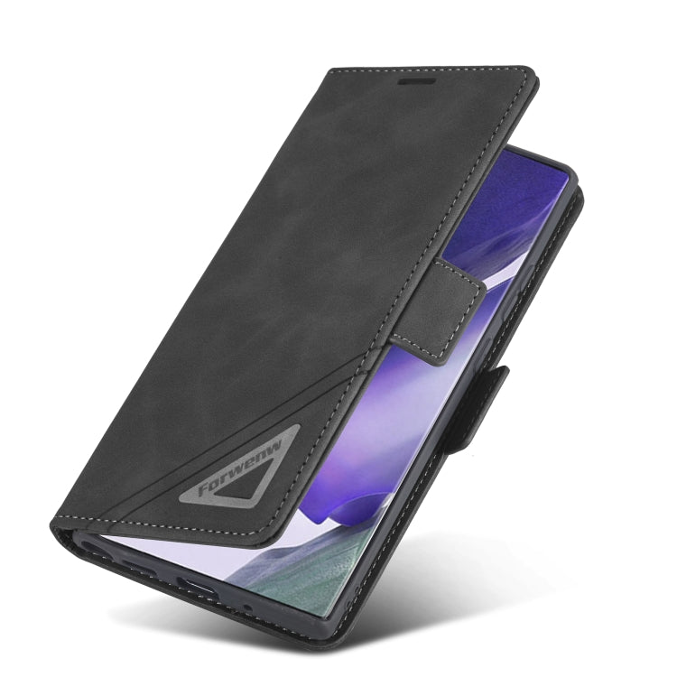 For Samsung Galaxy Note20 Forwenw Dual-side Buckle Leather Phone Case