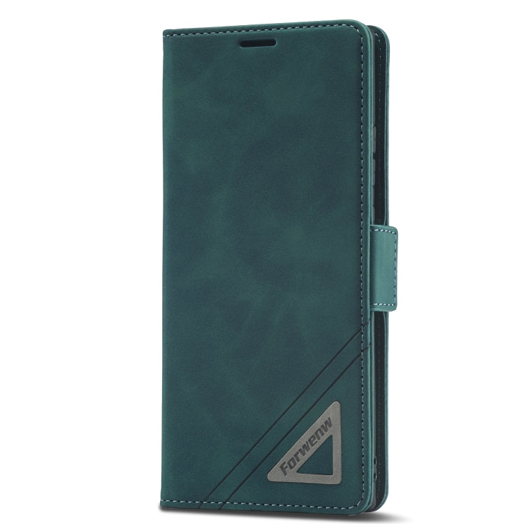 For Samsung Galaxy Note20 Ultra Forwenw Dual-side Buckle Leather Phone Case