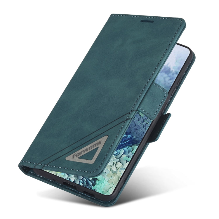 For Samsung Galaxy S20 FE Forwenw Dual-side Buckle Leather Phone Case