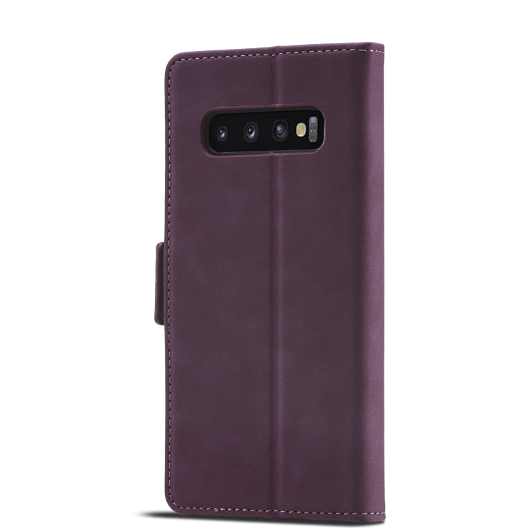 For Samsung Galaxy S10+ Forwenw Dual-side Buckle Leather Phone Case