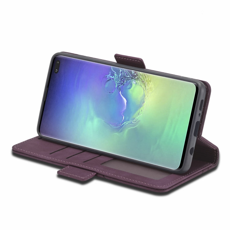 For Samsung Galaxy S10+ Forwenw Dual-side Buckle Leather Phone Case