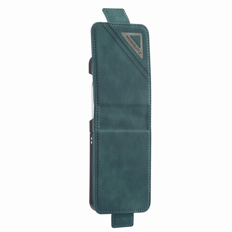 For Samsung Galaxy Z Flip3 5G Forwenw Dual-side Buckle Leather Phone Case