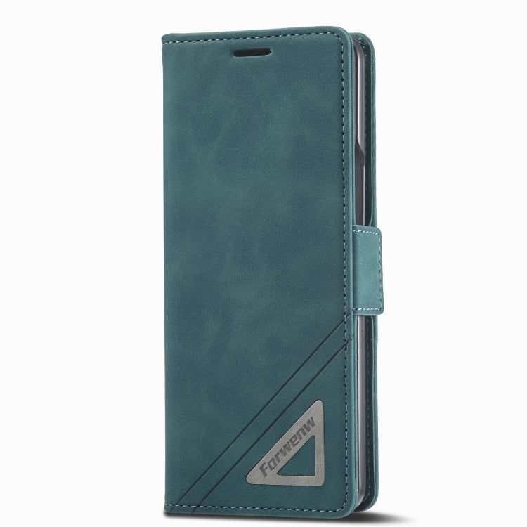 For Samsung Galaxy Z Fold3 5G Forwenw Dual-side Buckle Leather Phone Case