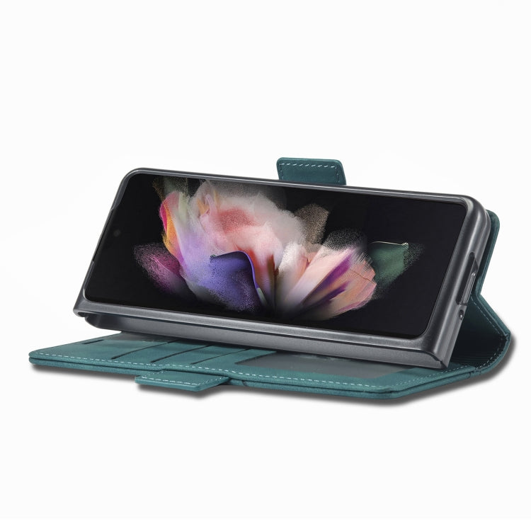 For Samsung Galaxy Z Fold3 5G Forwenw Dual-side Buckle Leather Phone Case