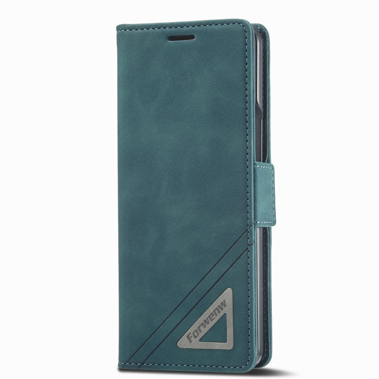 For Samsung Galaxy Z Fold4 Forwenw Dual-side Buckle Leather Phone Case