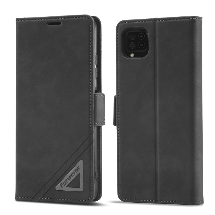 For Samsung Galaxy A22 5G Forwenw Dual-side Buckle Leather Phone Case