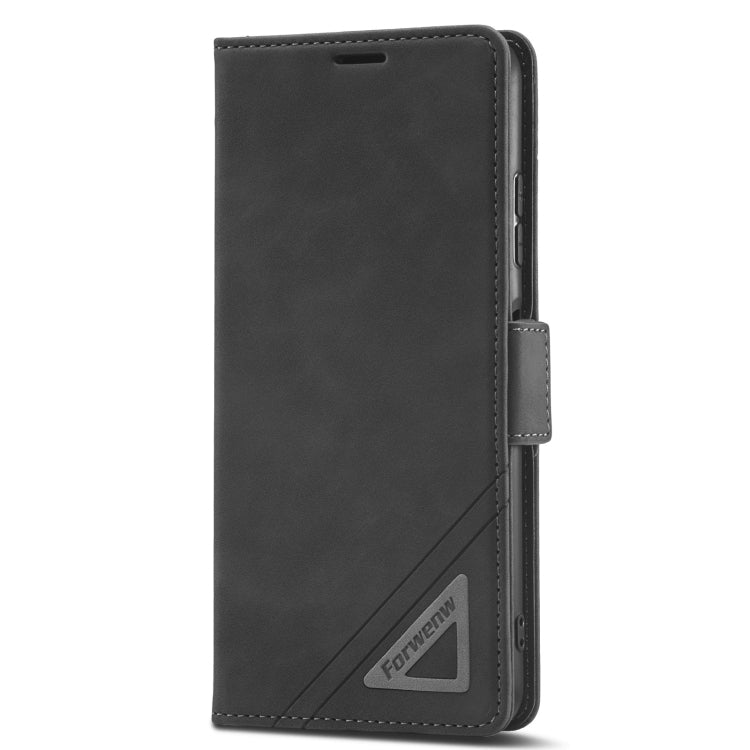 For Samsung Galaxy A22 5G Forwenw Dual-side Buckle Leather Phone Case