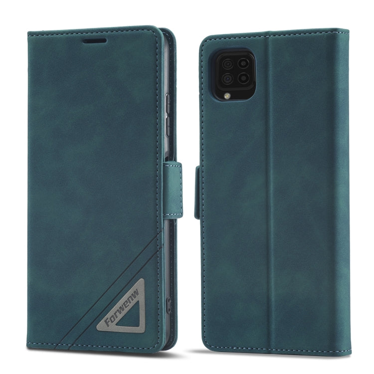 For Samsung Galaxy A22 5G Forwenw Dual-side Buckle Leather Phone Case