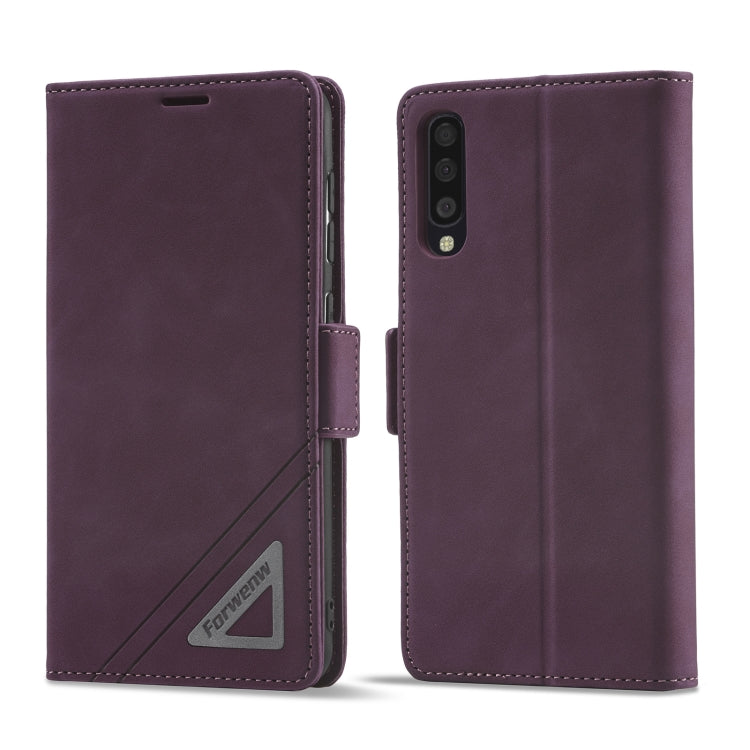 For Samsung Galaxy A50 / A50s / A30s Forwenw Dual-side Buckle Leather Phone Case
