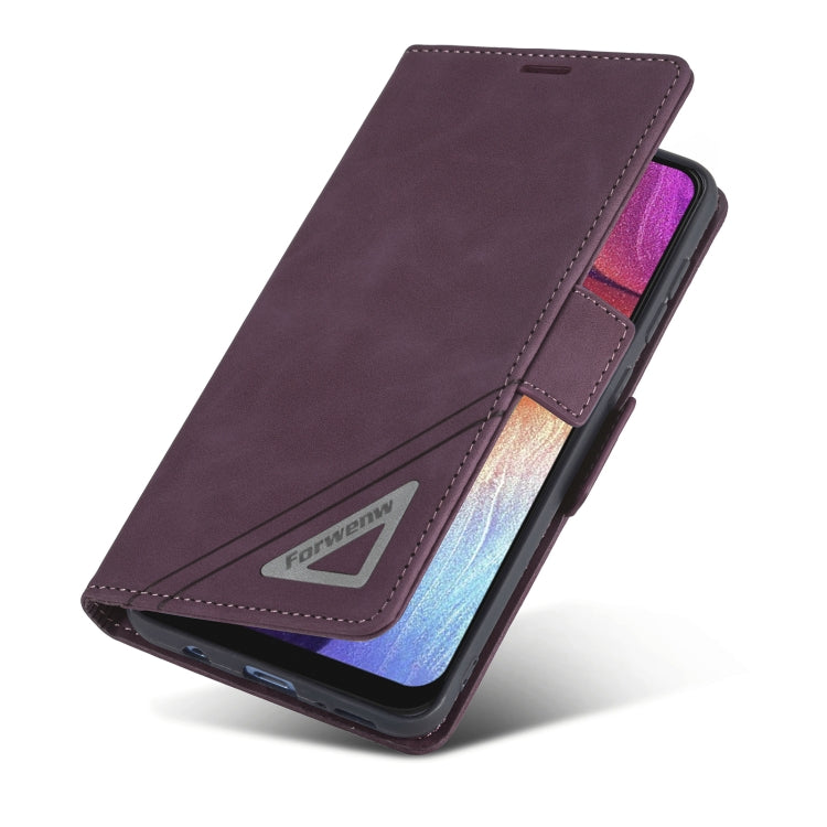 For Samsung Galaxy A50 / A50s / A30s Forwenw Dual-side Buckle Leather Phone Case