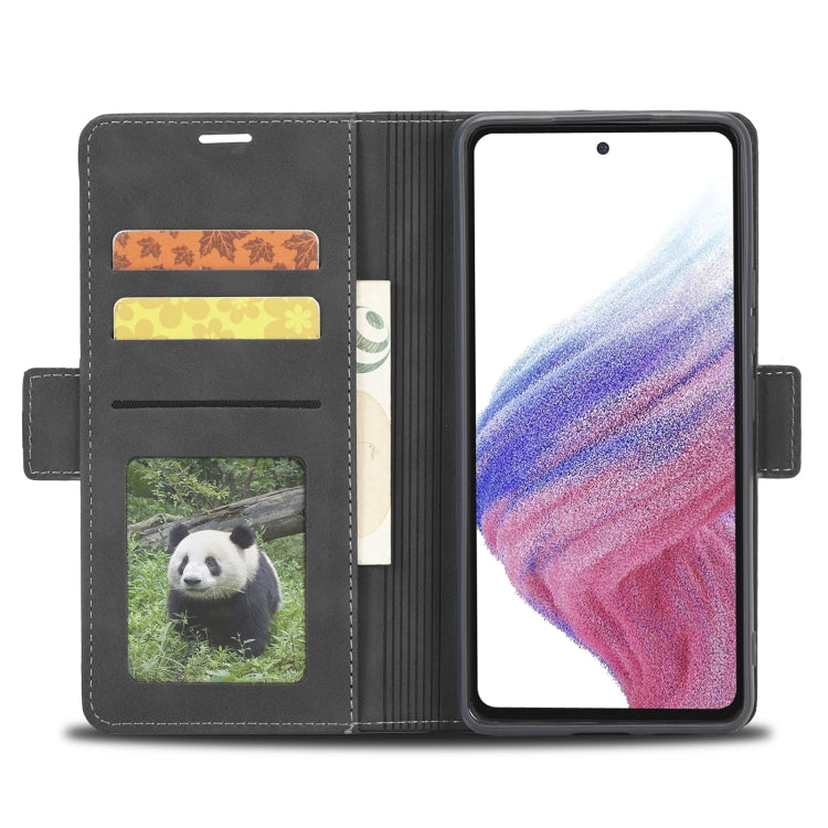 For Samsung Galaxy A33 5G Forwenw Dual-side Buckle Leather Phone Case
