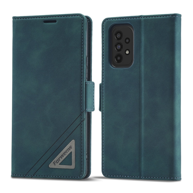 For Samsung Galaxy A33 5G Forwenw Dual-side Buckle Leather Phone Case