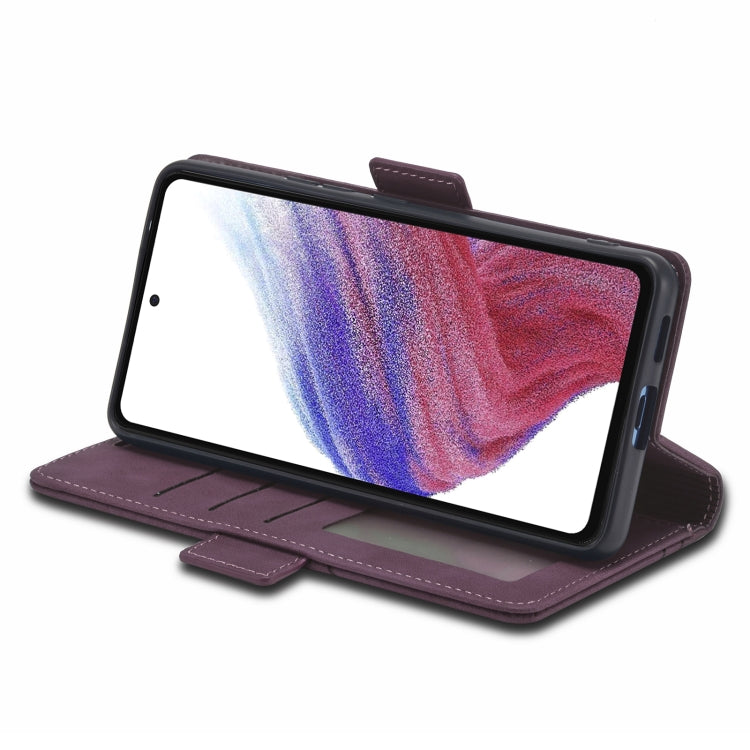For Samsung Galaxy A33 5G Forwenw Dual-side Buckle Leather Phone Case