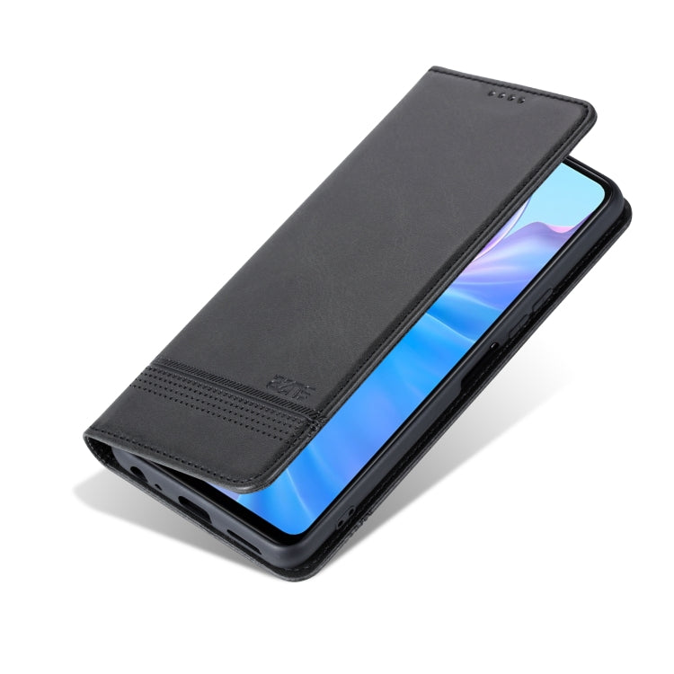 For vivo Y77e/Y77 5G Global AZNS Magnetic Calf Texture Leather Phone Case