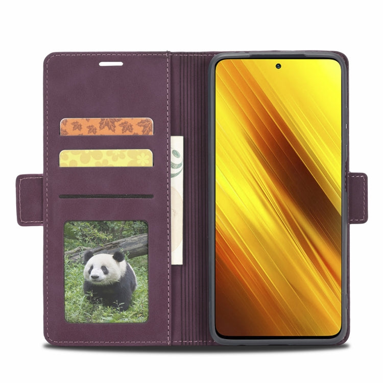 For Xiaomi Poco X3 Pro / X3 / X3 NFC Forwenw Dual-side Buckle Leather Phone Case