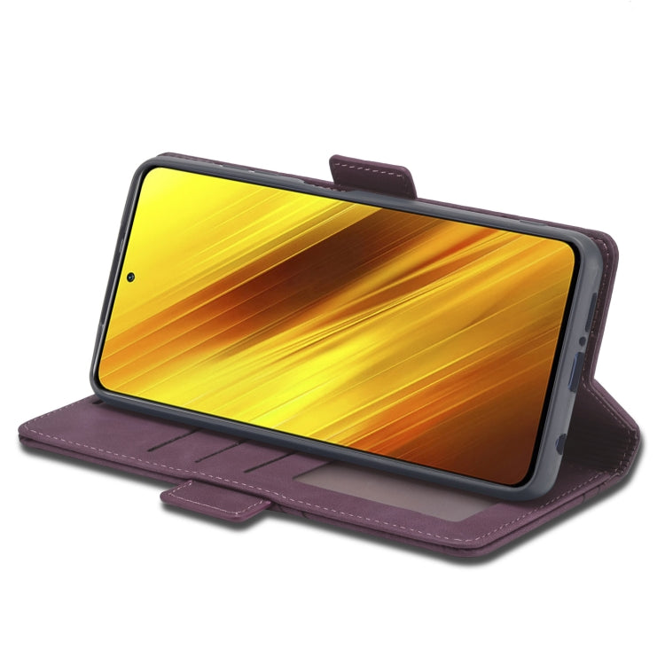 For Xiaomi Poco X3 Pro / X3 / X3 NFC Forwenw Dual-side Buckle Leather Phone Case