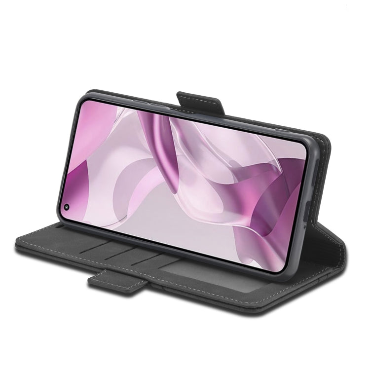 For Xiaomi Mi 11 Lite Forwenw Dual-side Buckle Leather Phone Case