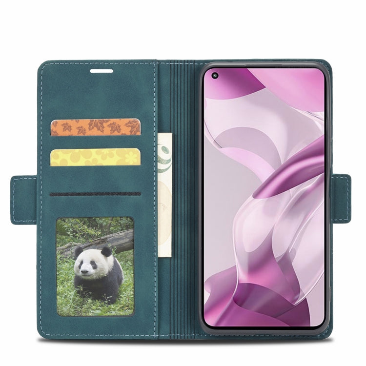 For Xiaomi Mi 11 Lite Forwenw Dual-side Buckle Leather Phone Case