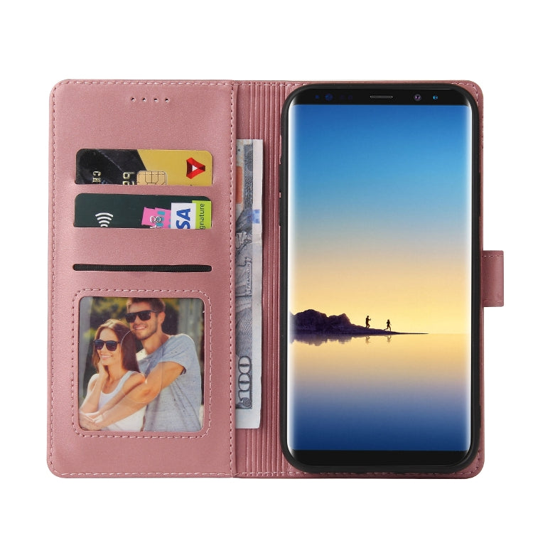For Samsung Galaxy Note8 GQUTROBE Skin Feel Magnetic Leather Phone Case