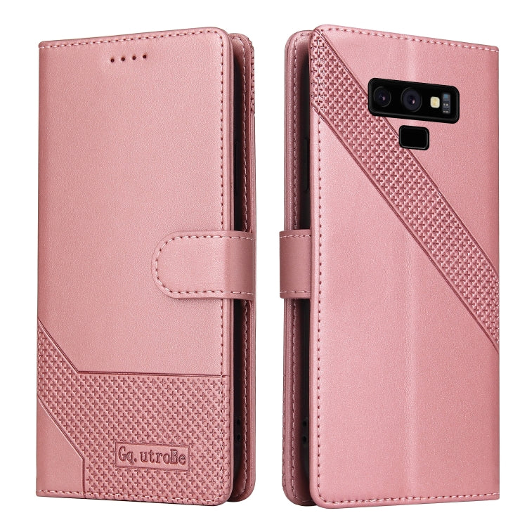 For Samsung Galaxy Note9 GQUTROBE Skin Feel Magnetic Leather Phone Case