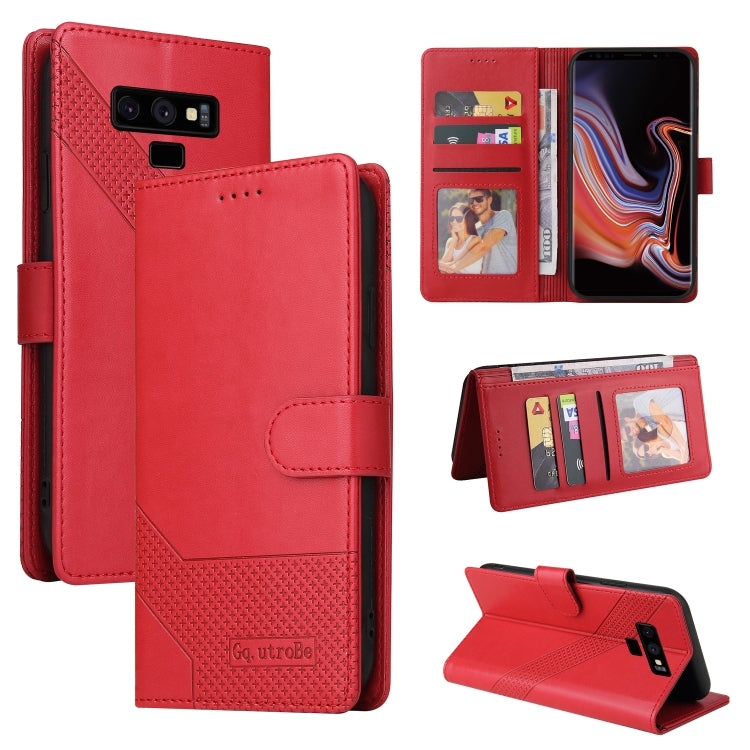 For Samsung Galaxy Note9 GQUTROBE Skin Feel Magnetic Leather Phone Case