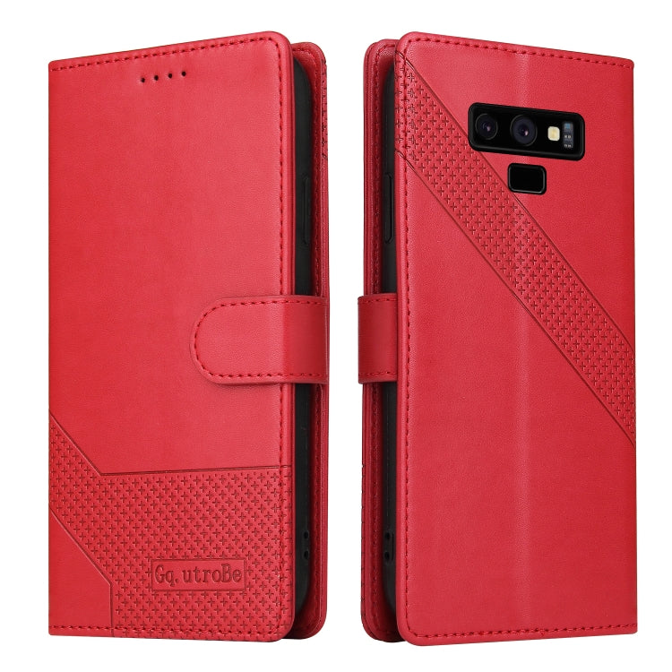 For Samsung Galaxy Note9 GQUTROBE Skin Feel Magnetic Leather Phone Case