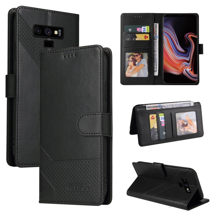 For Samsung Galaxy Note9 GQUTROBE Skin Feel Magnetic Leather Phone Case