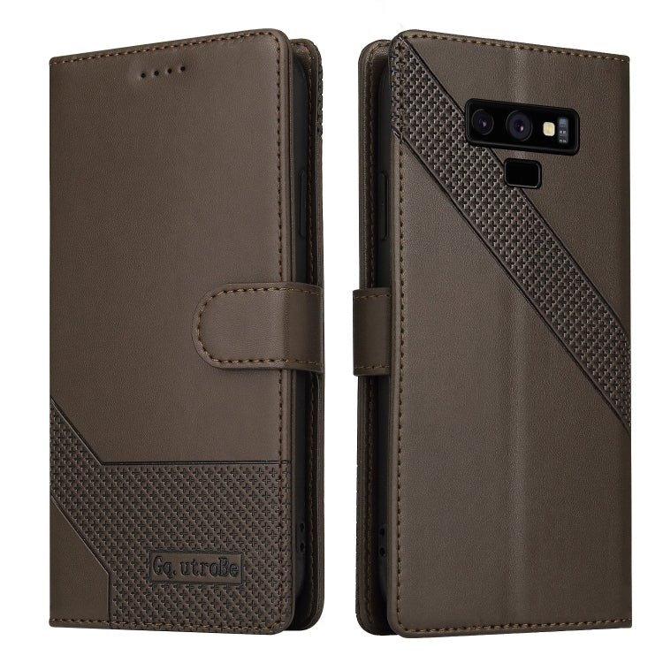 For Samsung Galaxy Note9 GQUTROBE Skin Feel Magnetic Leather Phone Case