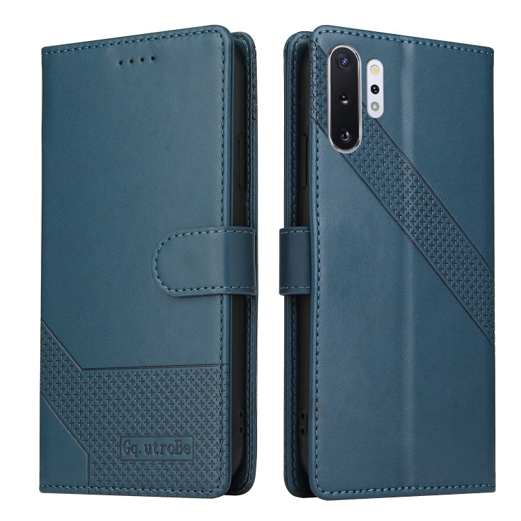 For Samsung Galaxy Note10+ GQUTROBE Skin Feel Magnetic Leather Phone Case