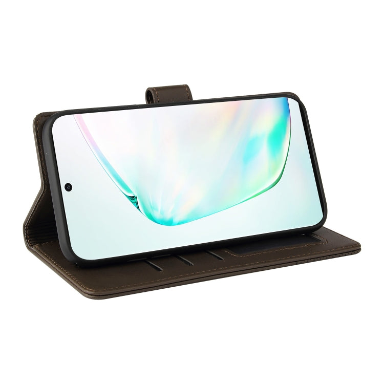 For Samsung Galaxy Note10+ GQUTROBE Skin Feel Magnetic Leather Phone Case