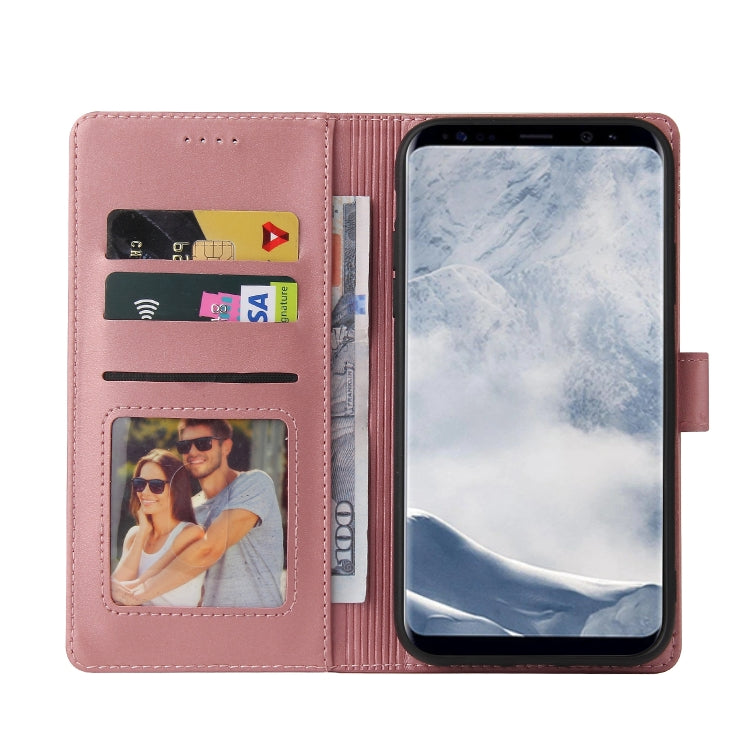 For Samsung Galaxy S8+ GQUTROBE Skin Feel Magnetic Leather Phone Case