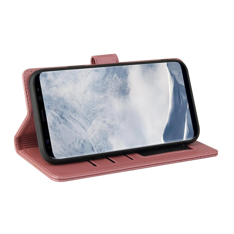 For Samsung Galaxy S8+ GQUTROBE Skin Feel Magnetic Leather Phone Case