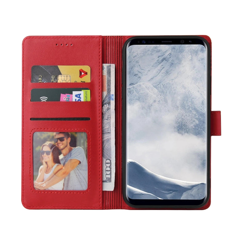 For Samsung Galaxy S8+ GQUTROBE Skin Feel Magnetic Leather Phone Case